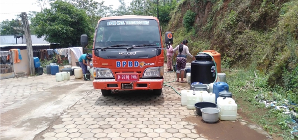 Droping Air bersih 07 Oktober 2021