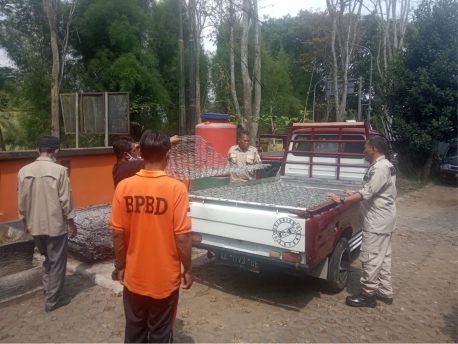 Bantuan Bronjong untuk Desa Nglondong