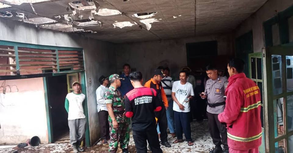 Kebakaran rumah di Dusun Drono Kecamatan Tembarak