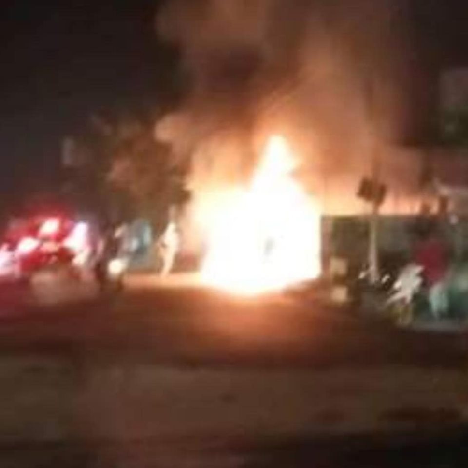 Kebakaran di lingkungan geneng Temanggung