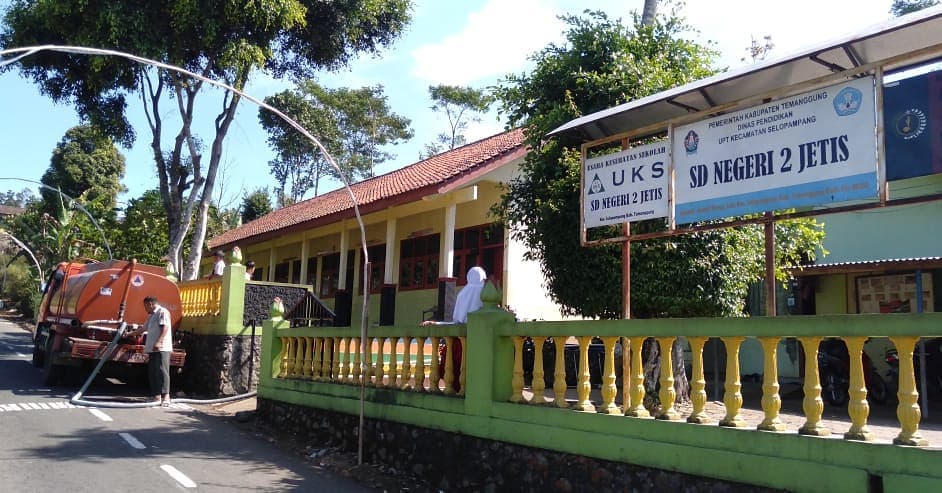 BPBD Mulai  Droping air bersih