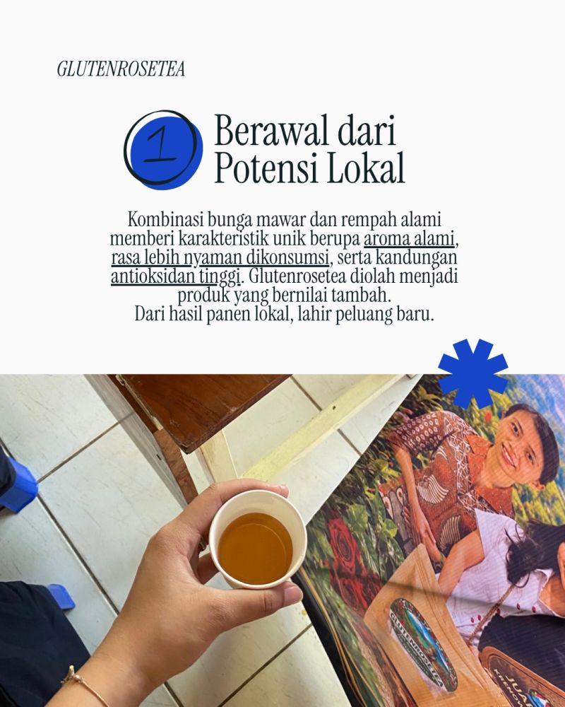 GLUTENROSETEA ! Teh celup ini praktis dan penuh manfaat untuk membantu meregulasi sistem kardiovaskular dan metabolisme glukosa dalam tubuh.