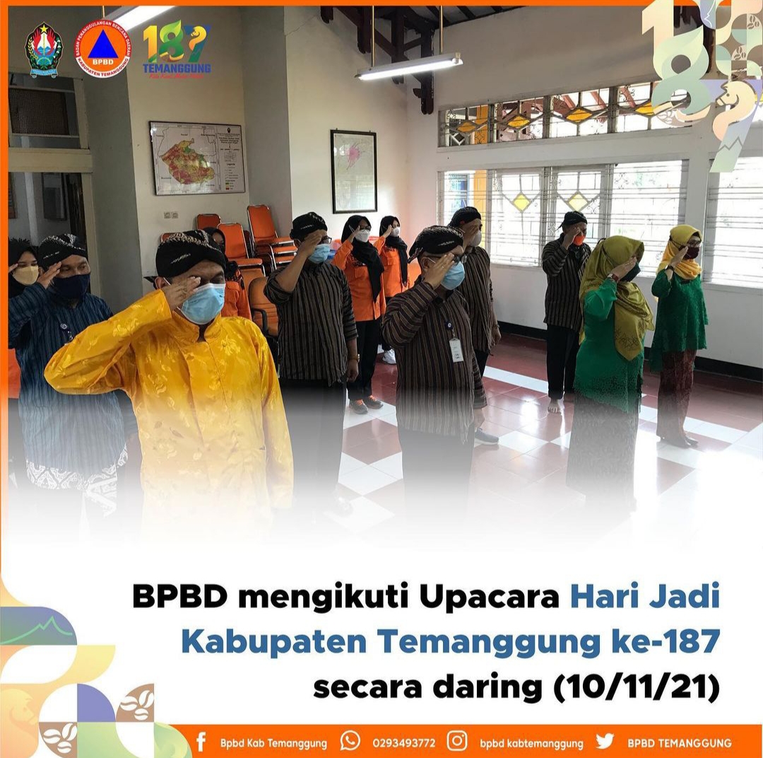 BPBD Upacara Hari Ulang Tahun Kab Temanggung ke 187