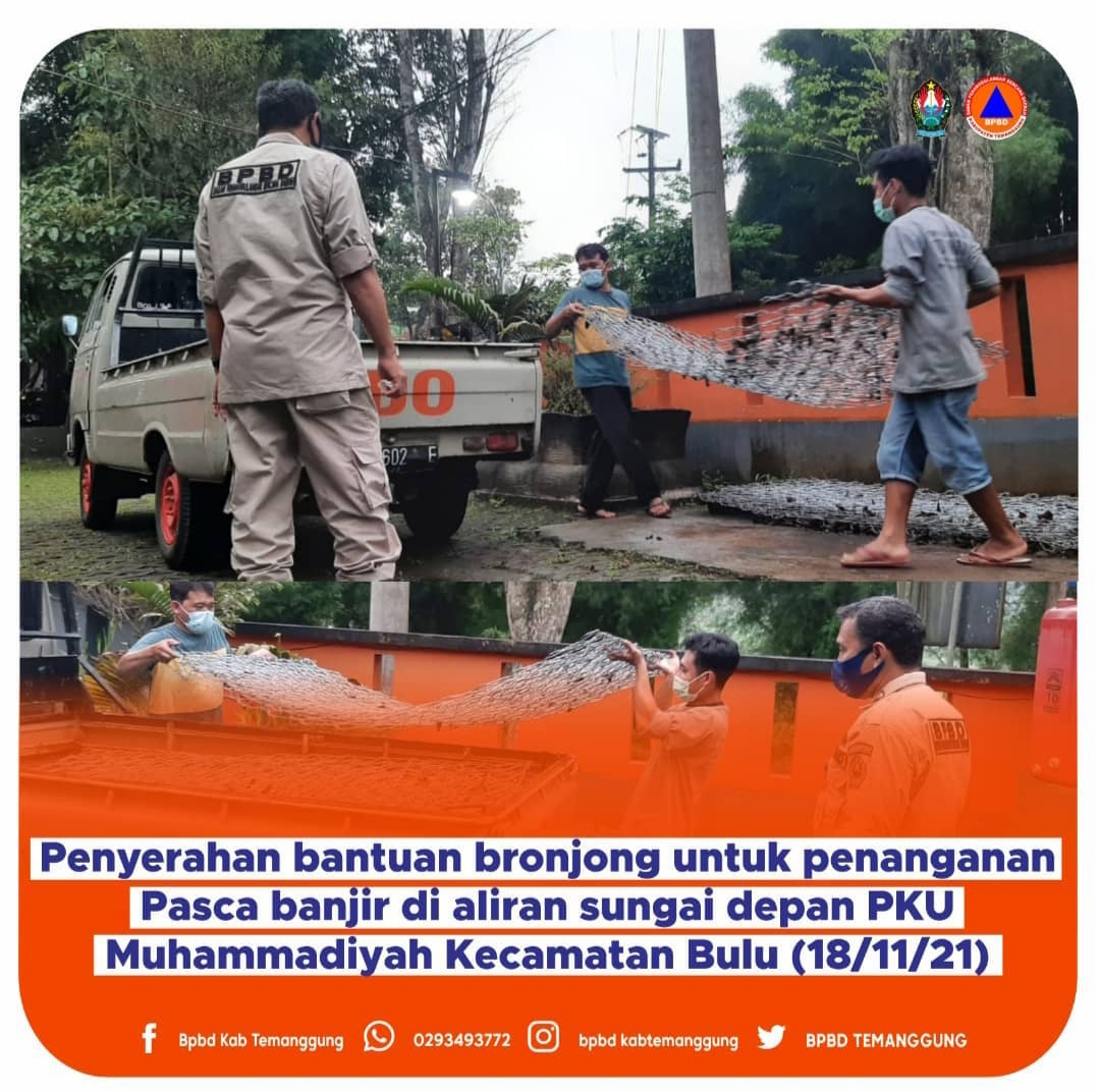 Bantuan Bronjong Untuk PKU Muhammadiyah