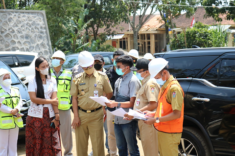Tinjauan Progres Pembangunan Fasilitas Kesehatan di 4 Lokasi Bersama Wakil Bupati Temanggung