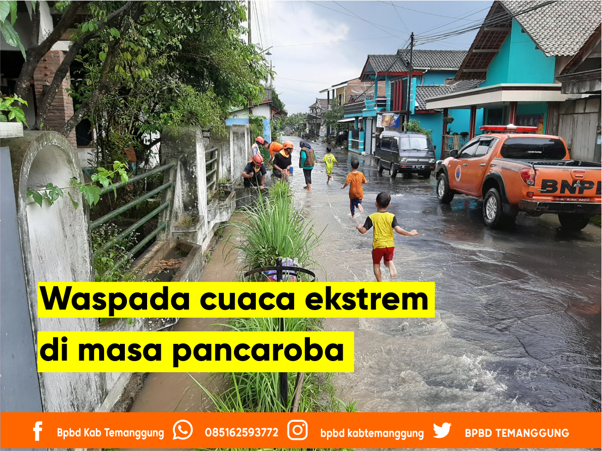 BPBD Temanggung Imbau Warga Waspada Hujan Lebat