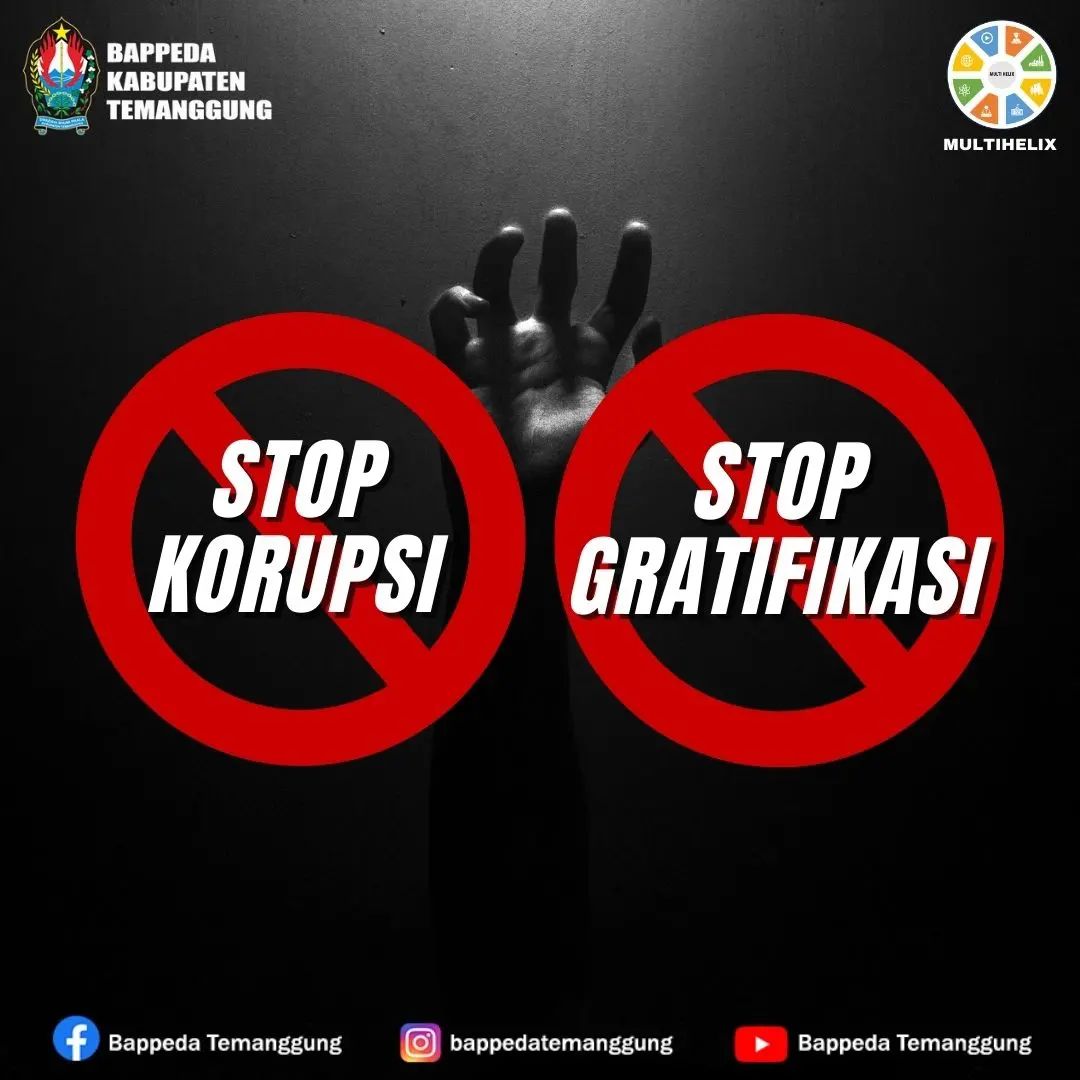 Bappeda Tolak Korupsi dan Gratifikasi